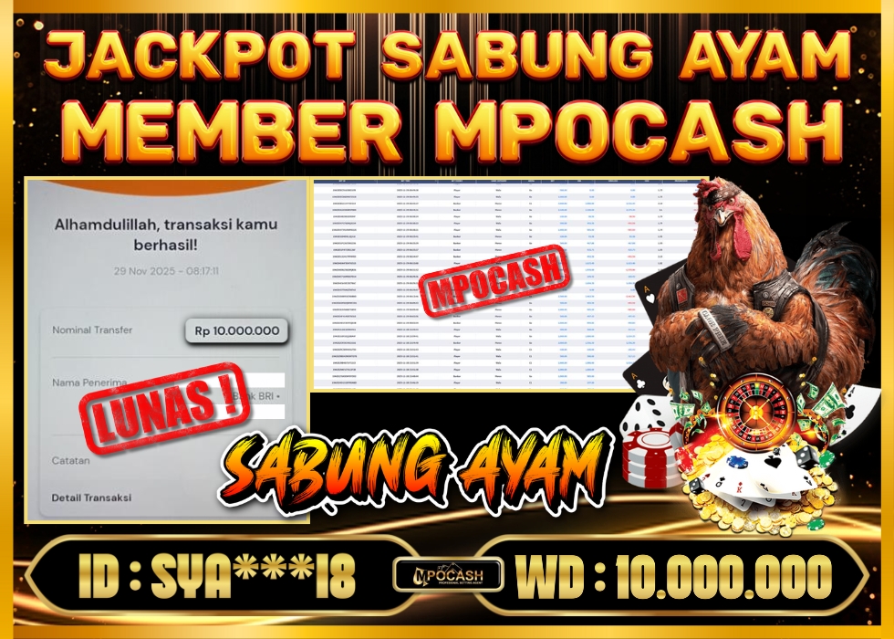 MPOCASH JACKPOT SABUNG AYAM
